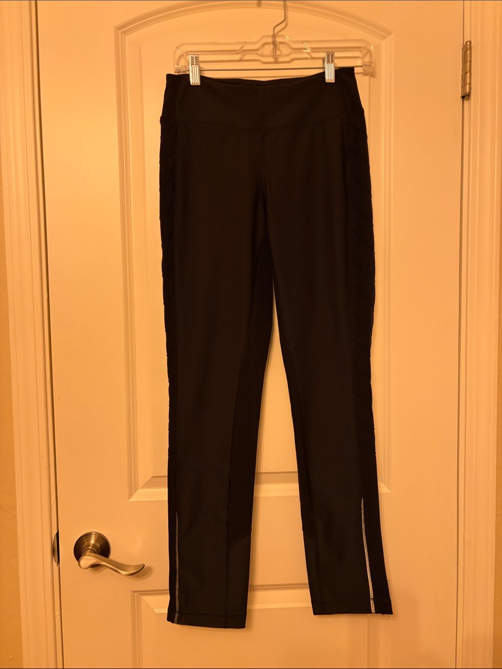 lululemon athletica Black Track Joggers with Side Panel Stitching